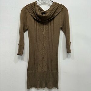 XOXO Cowelneck Sweater Dress XS